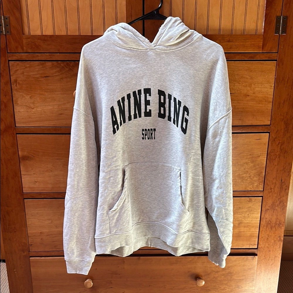 Anine Bing Sport Gray Hoodie